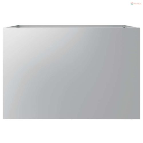 Ezüstszínű horganyzott acél növénytartó 62x47x46 cm