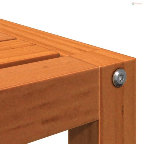 3 db viaszbarna tömör fenyőfa növényállvány