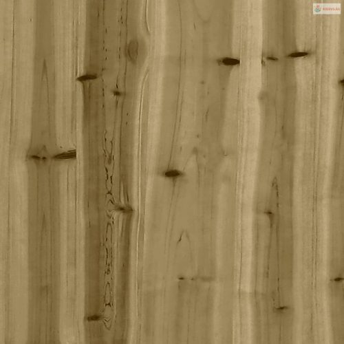 Impregnált fenyőfa kerti virágláda 80 x 40 x 50 cm