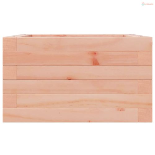 Tömör duglászfenyő kerti virágláda 40x40x23 cm