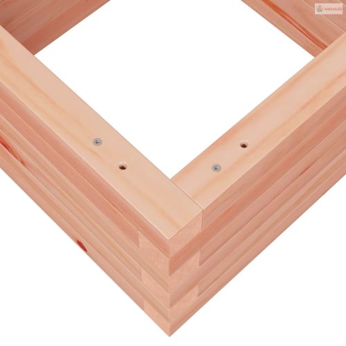 Tömör duglászfenyő kerti virágláda 40x40x23 cm