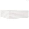 Fehér tömör fenyő virágláda 70 x 70 x 23 cm