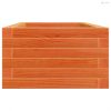 Viaszbarna tömör fenyőfa kerti virágláda 90 x 40 x 23 cm