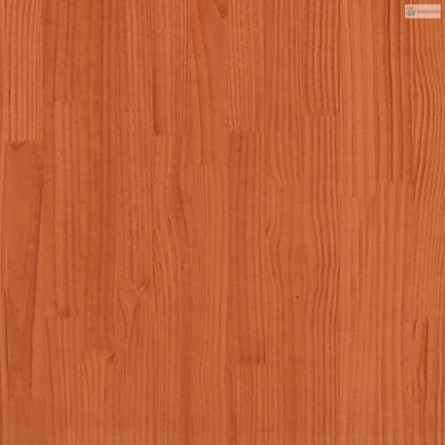 Viaszbarna tömör fenyőfa kerti virágláda 110x40x23 cm