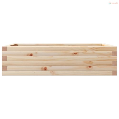 Tömör fenyő kerti virágláda 90 x 60 x 23 cm