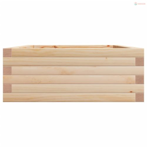 Tömör fenyő kerti virágláda 90 x 60 x 23 cm