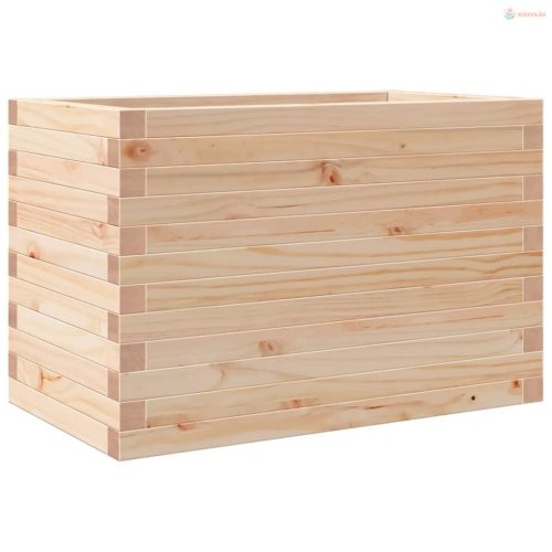 Tömör fenyő kerti virágláda 70 x 40 x 45,5 cm