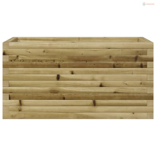 Impregnált fenyőfa kerti virágláda 90 x 40 x 45,5 cm