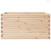 Tömör fenyő kerti virágláda 90 x 60 x 45,5 cm