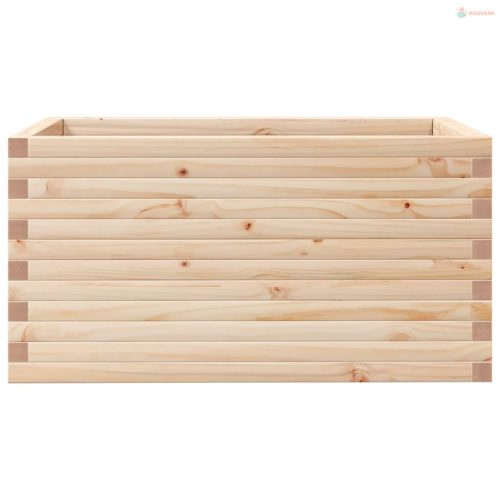 Tömör fenyő kerti virágláda 90 x 60 x 45,5 cm