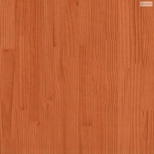 Viaszbarna tömör fenyőfa kerti virágláda 100 x 100 x 26,5 cm
