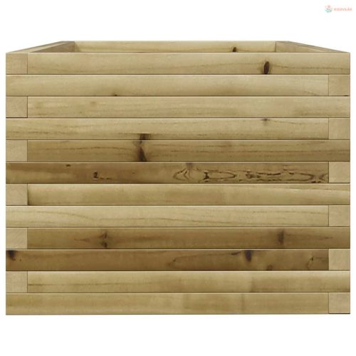 Impregnált fenyőfa kerti virágláda 90 x 60 x 49,5 cm