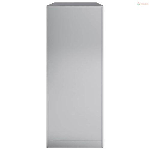 Horganyzott acél tűzifatároló 100 x 40 x 100 cm