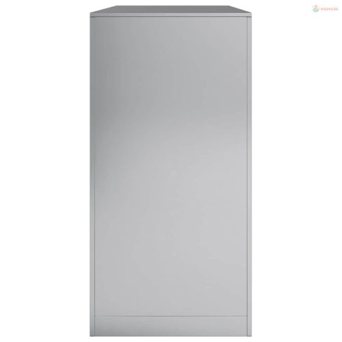 Horganyzott acél tűzifatároló 100 x 40 x 80 cm