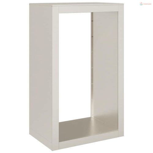 Tűzifaállvány 60x40x100 cm időjárásálló acélból