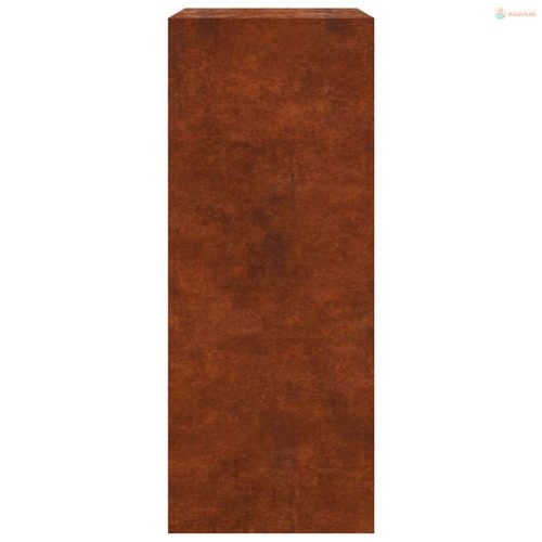 Tűzifaállvány 60x40x100 cm időjárásálló acélból