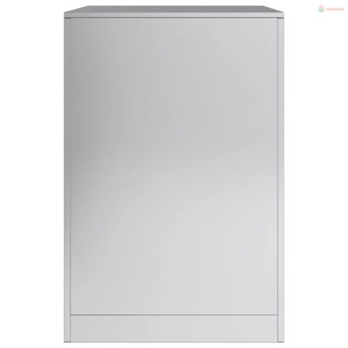 Horganyzott acél tűzifatároló 60 x 40 x 60 cm