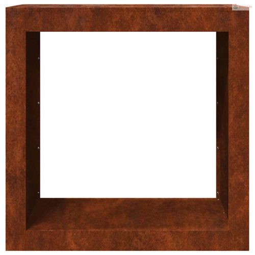 Tűzifa állvány 60x40x60 cm időjárásálló acélból