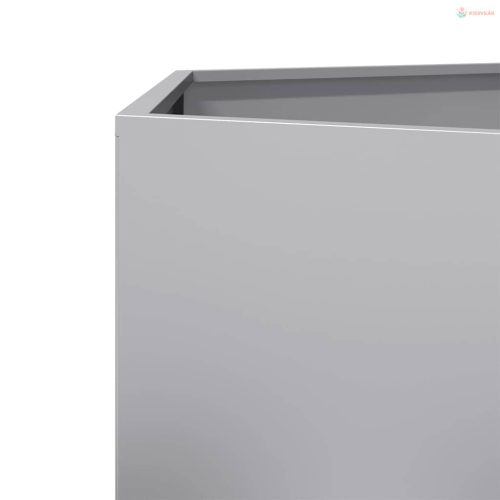 Hatszögű horganyzott acél kerti növénytartó 69 x 60 x 45 cm