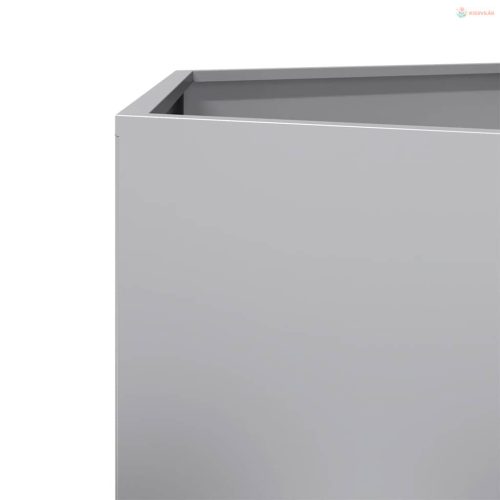 Hatszögű horganyzott acél kerti növénytartó 138 x 120 x 45 cm