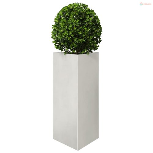 Rozsdamentes acél háromszög alakú kerti ültető 40x34,5x75 cm