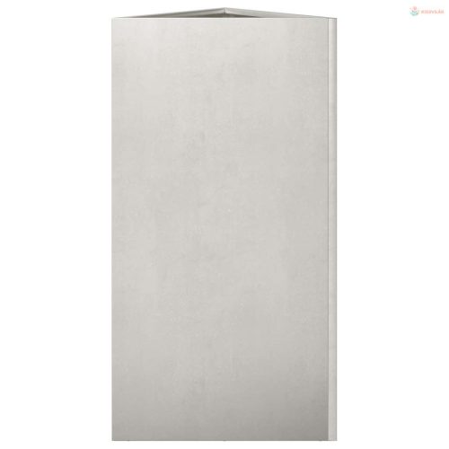 2 db rozsdamentes acél háromszög kerti ültetőláda 40x34,5x75 cm