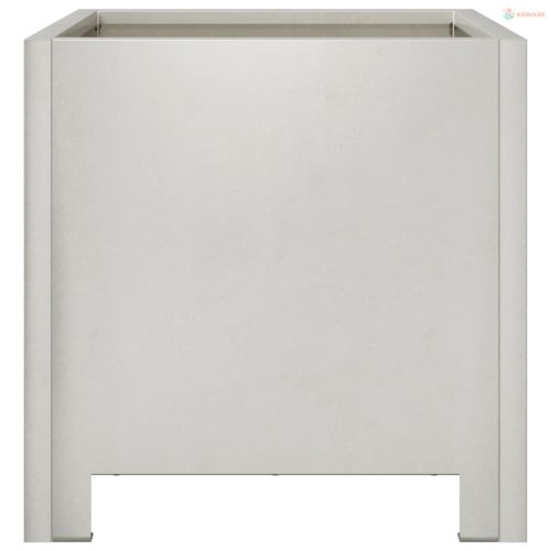 2 db rozsdamentes acél kerti növénytartó 30 x 30 x 30 cm