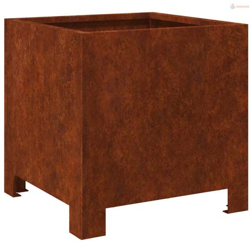 Kerti növénytartók 2 db 30x30x30 cm időjárásálló acélból