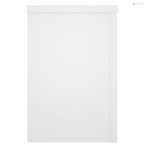 2 db fehér szerelt fa növénytartó állvány 20 x 20 x 30 cm