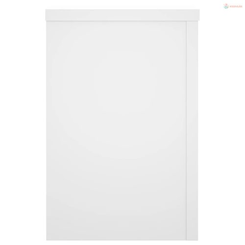 2 db fehér szerelt fa növénytartó állvány 25 x 25 x 35 cm