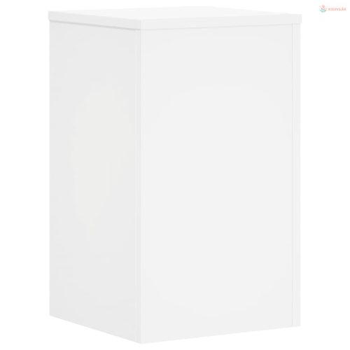 2 db fehér szerelt fa növénytartó állvány 30 x 30 x 50 cm