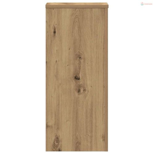 2 db kézműves tölgy szerelt fa növénytartó állvány 30x30x70 cm