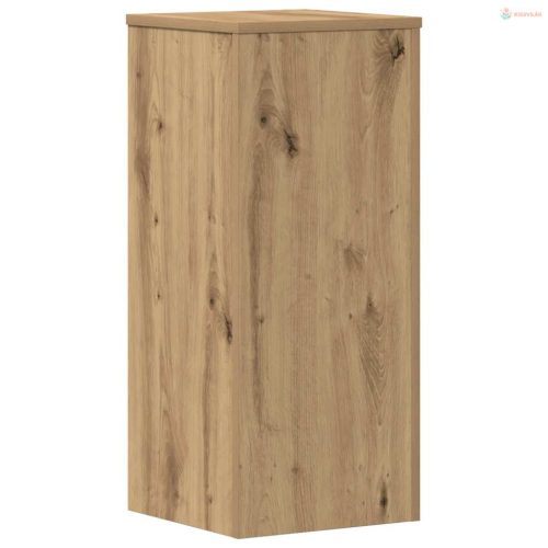 2 db kézműves tölgy szerelt fa növénytartó állvány 30x30x70 cm