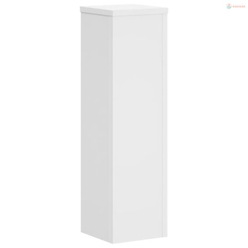 2 db fehér szerelt fa növénytartó állvány 17 x 17 x 60 cm