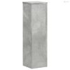 2 db betonszürke szerelt fa növénytartó állvány 17 x 17 x 60 cm