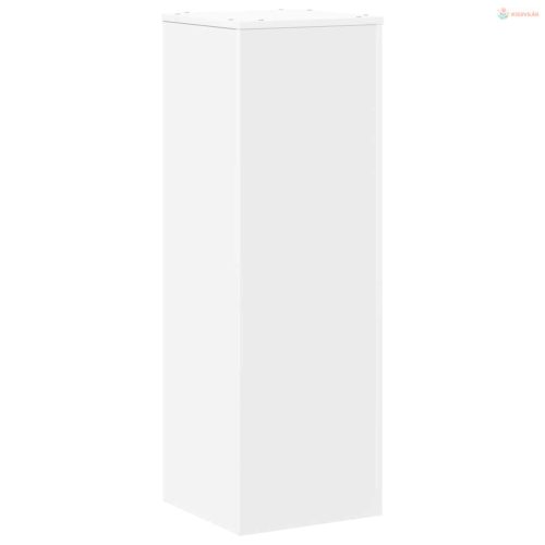 Fehér szerelt fa növényállvány 33 x 33 x 100 cm