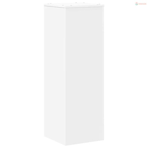 Fehér szerelt fa növényállvány 33 x 33 x 100 cm