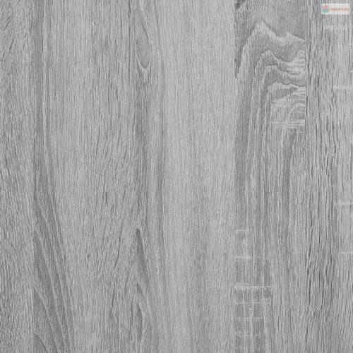 Szürke sonoma színű szerelt fa növényállvány 33 x 33 x 100 cm