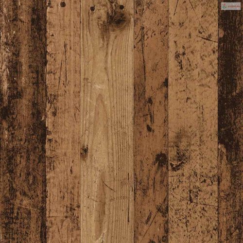 Antik fa színű szerelt fa növényállvány 33 x 33 x 100 cm