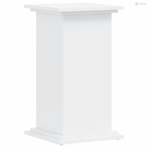 Fehér szerelt fa növénytartó 33 x 33 x 60 cm