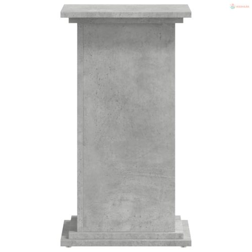 Betonszürke szerelt fa növényállvány 33 x 33 x 60 cm
