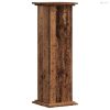 Antik fa színű szerelt fa növényállvány 33 x 33 x 100 cm