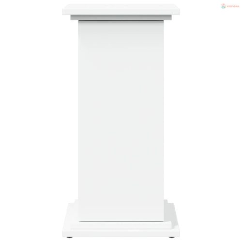 Fehér szerelt fa bemutatóállvány tárolóval 31 x 30 x 60 cm