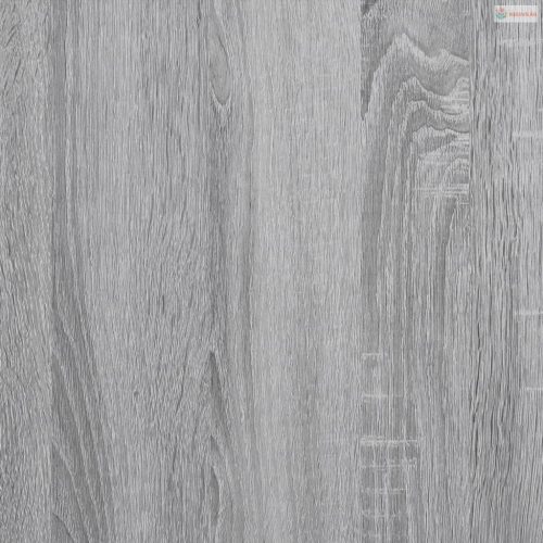 Szürke sonoma szerelt fa bemutatóállvány tárolóval 31x30x60 cm