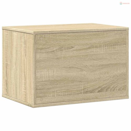 Sonoma tölgy színű szerelt fa macskaalomdoboz 60 x 40 x 40 cm