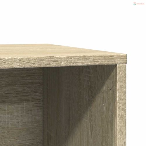 Sonoma tölgy színű szerelt fa macskaalomdoboz 60 x 40 x 40 cm