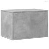 Betonszürke szerelt fa macskaalomdoboz 60 x 40 x 40 cm
