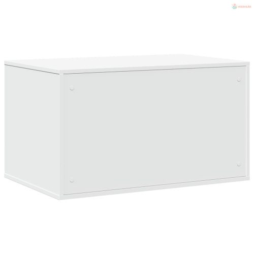 Fehér szerelt fa macskaalomdoboz 80 x 50 x 45 cm