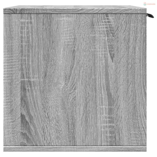 Szürke sonoma színű szerelt fa macskaalomdoboz 80 x 50 x 45 cm