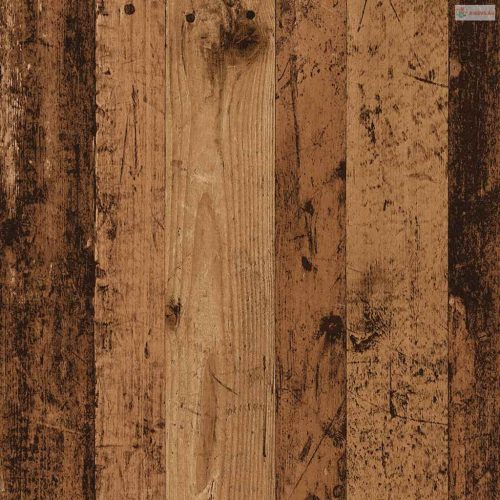 Antik fa színű szerelt fa macskaalomdoboz 53 x 53 x 51 cm